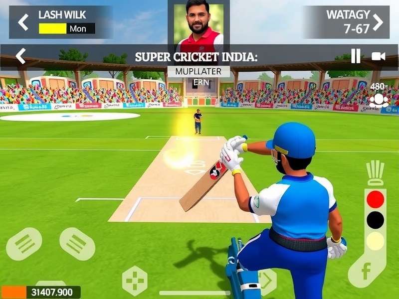 Super Cricket India gameplay screenshot
